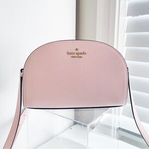 Kate Spade Pink Saffiano Leather Crossbody Bag